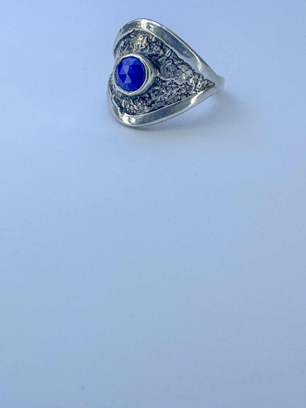 Star Dust Lapis Saddle Ring
