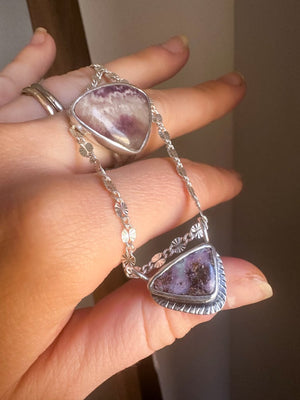 Spacey Boulder Opal Starburst Chain