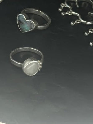 Cloud Pebble Ring | size 7