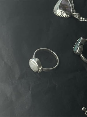 Cloud Pebble Ring | size 7