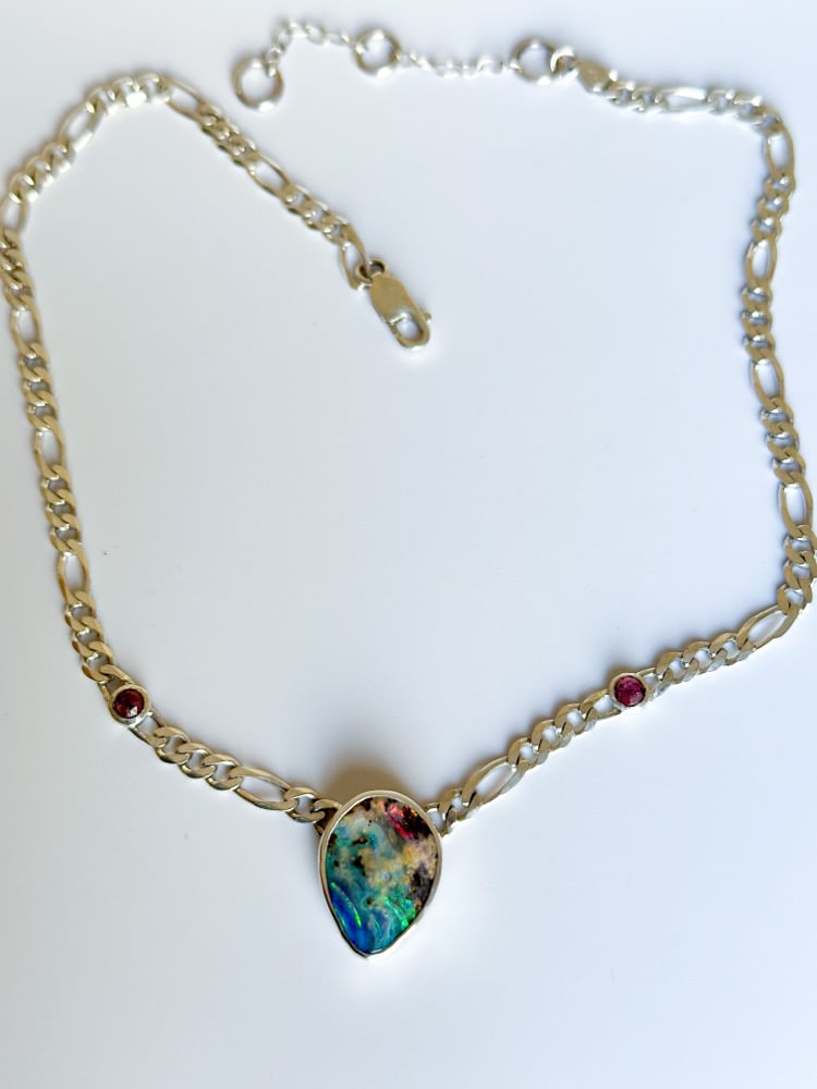 Day Dream Necklace | Australian Boulder Opal & Winza Sapphire