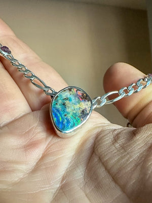 Day Dream Necklace | Australian Boulder Opal & Winza Sapphire