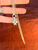 Citrine Spade Necklace - Jane Sydney Studio