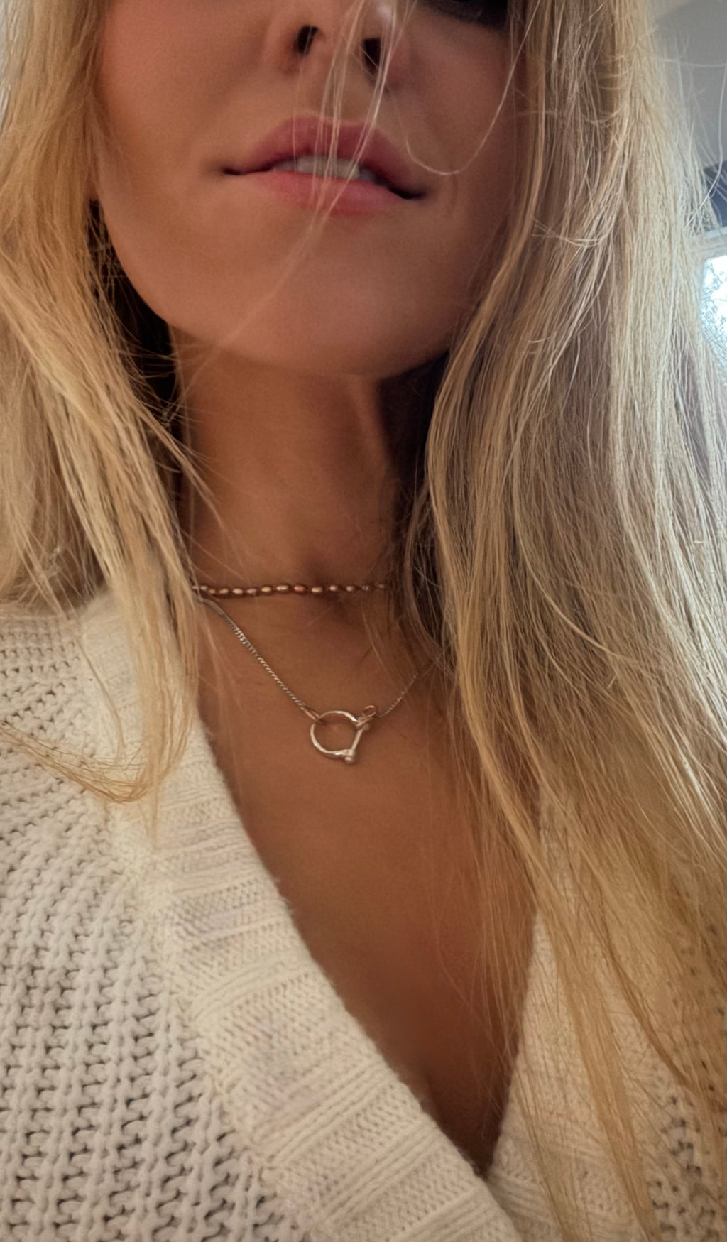 Not your Mommas Bourbon Pearl choker