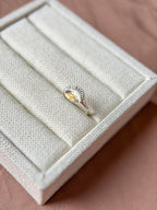Sunbeam Silver & 24k gold Signet - Jane Sydney Studio