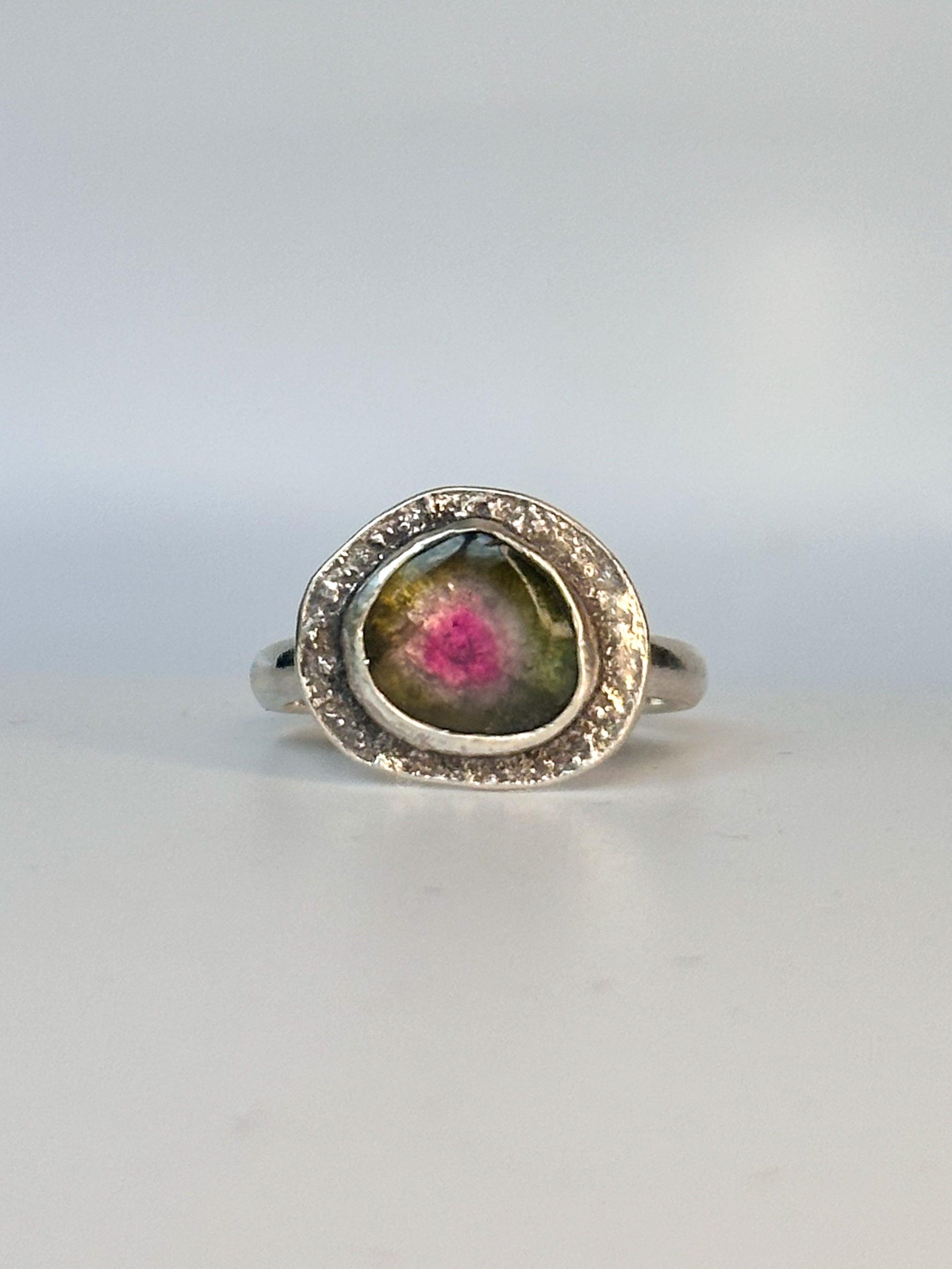 Watermelon Tourmaline Ring | size 5