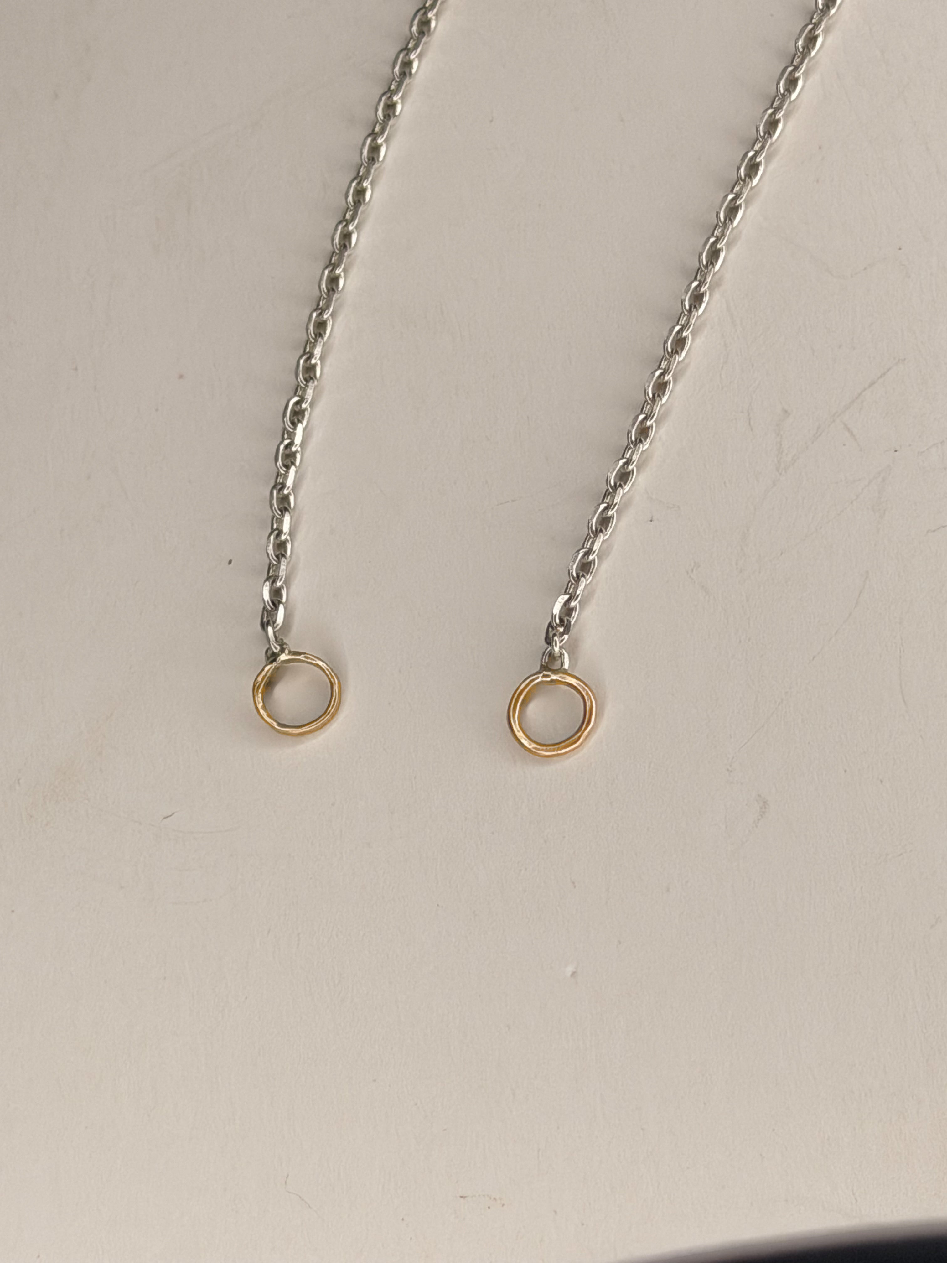 Little Chesapeake chain | mixed metal 14k sterling silver