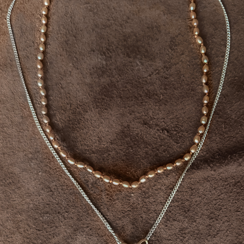Not your Mommas Bourbon Pearl choker - Jane Sydney Studio