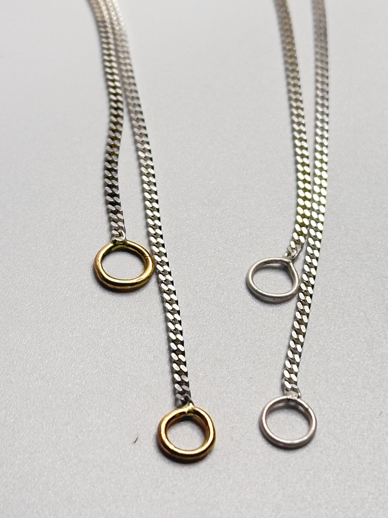 Classic mid curb chain | charm ends - Jane Sydney Studio