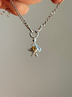 Citrine Spade Necklace - Jane Sydney Studio