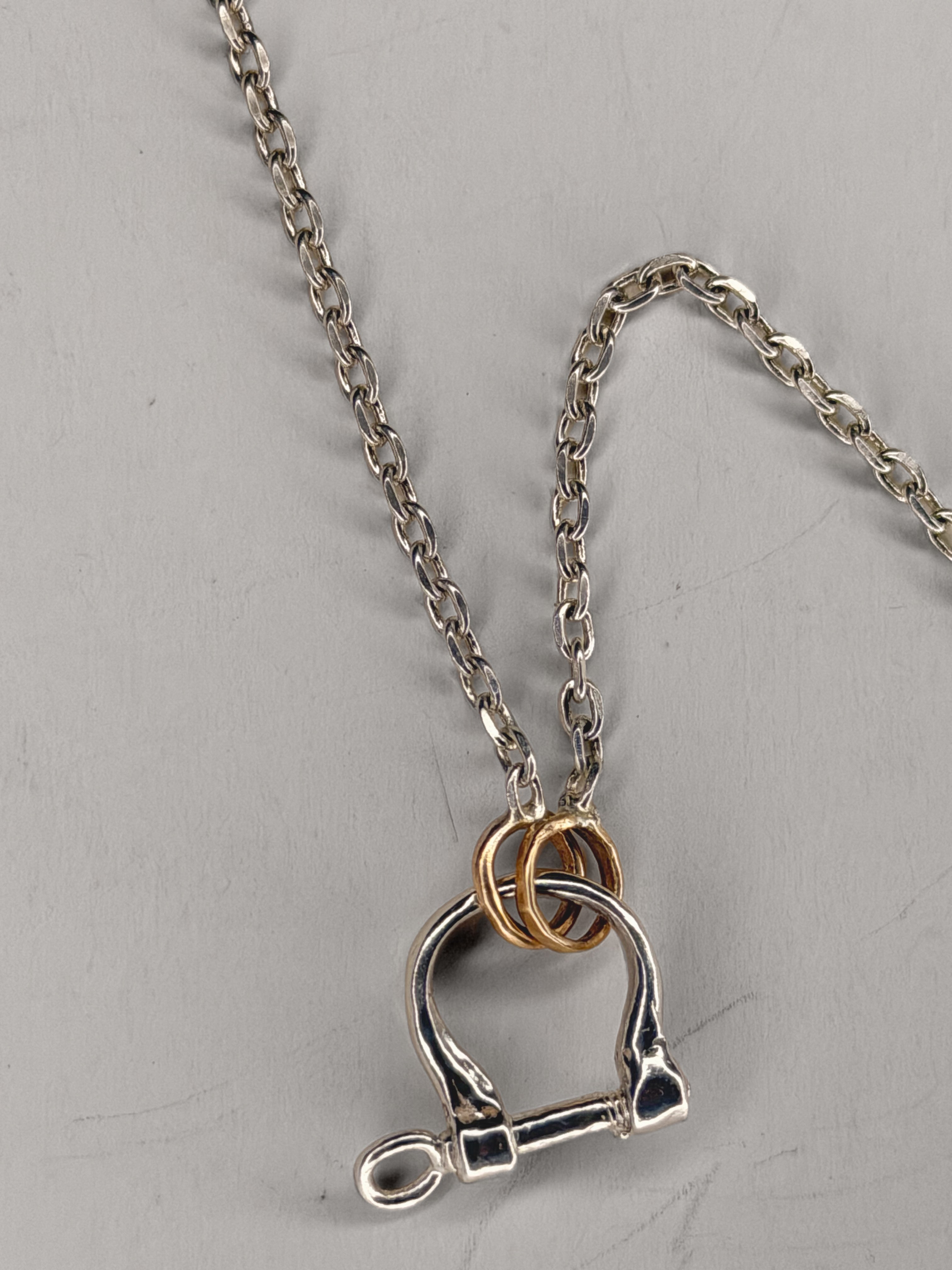 Mini bow shackle preorder sterling silver