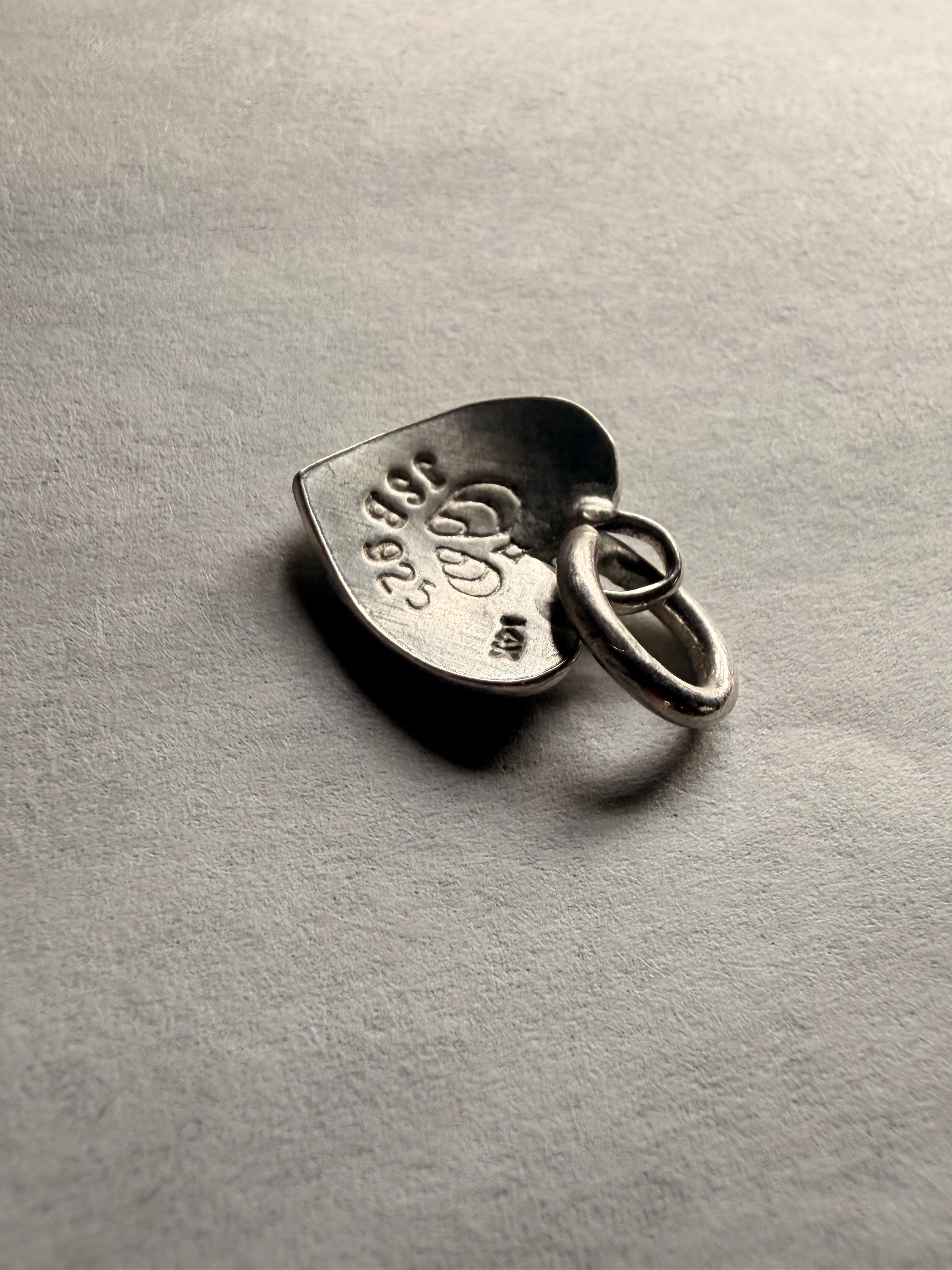 14k sterling silver Bi-metal Heart