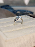 Several Sapphire's wavy Signet - Jane Sydney Studio