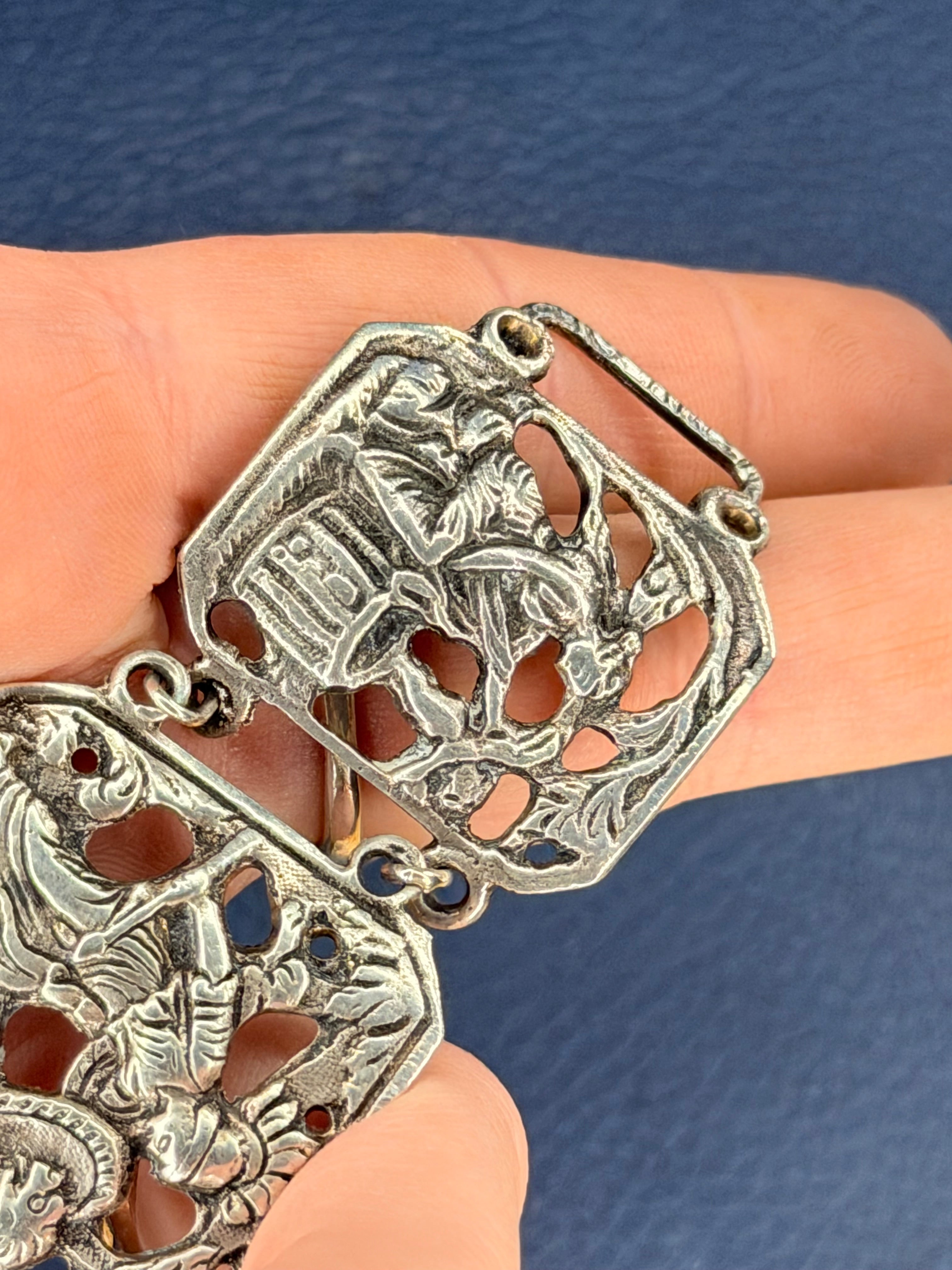 A Vintage Storytelling Pannel Bracelet