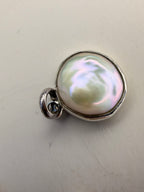 Baroque Pearl Bezel set