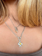 Citrine Spade Necklace - Jane Sydney Studio