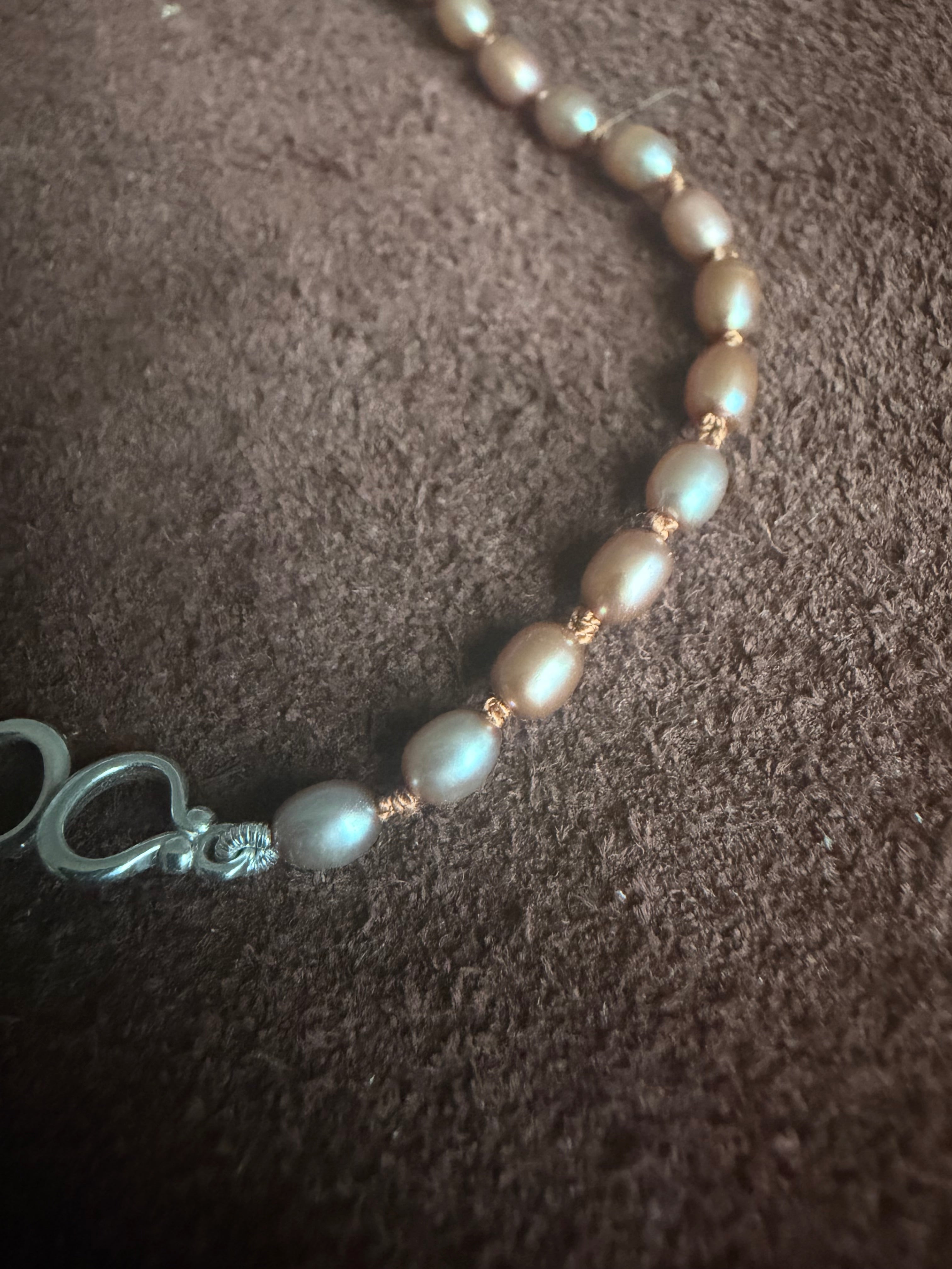 Not your Mommas Bourbon Pearl choker
