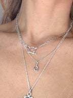 Hook charm sterling