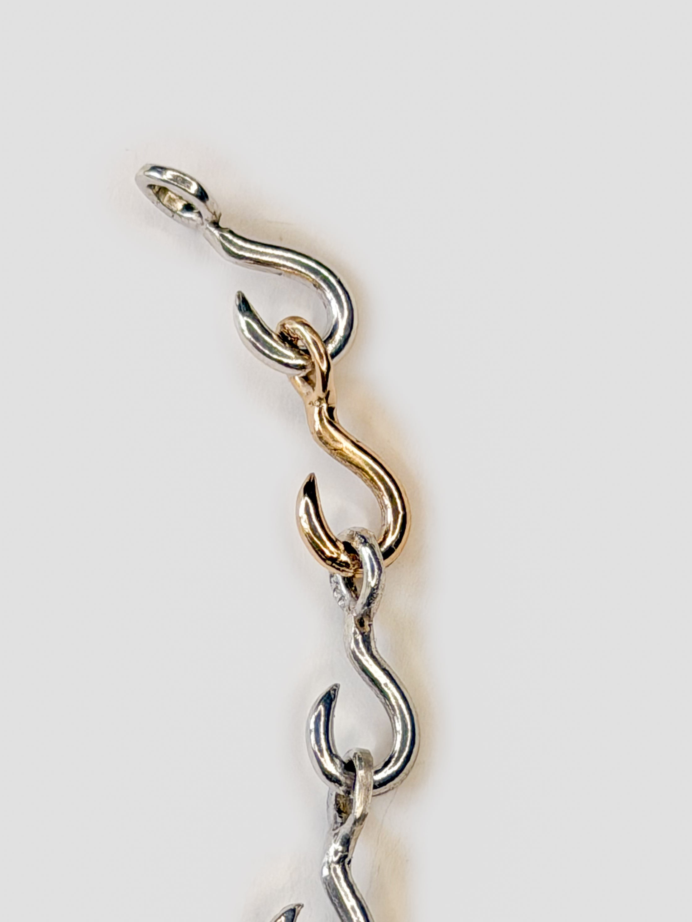 Hook charm 14k