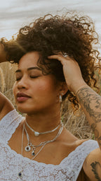 rhodolite garnet ripple linked chain necklace - Jane Sydney Studio