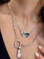 Muscle Shell Curb Chain - Jane Sydney Studio