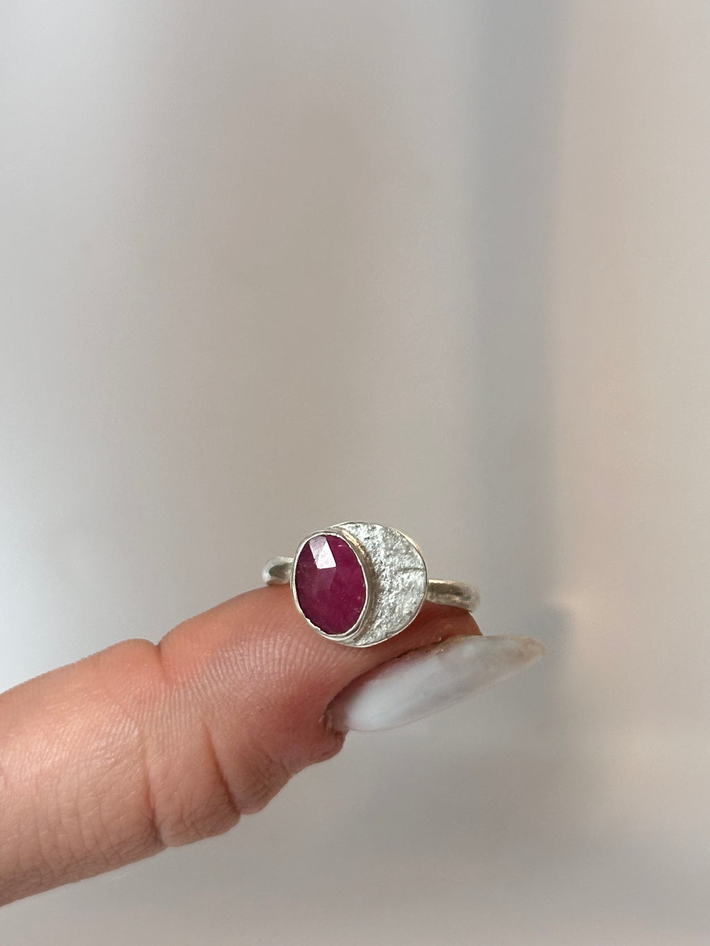 Pink Tourmaline Ingot Ring | size 7 - Jane Sydney Studio
