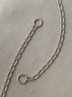 Elongated Curb Charm End Chain