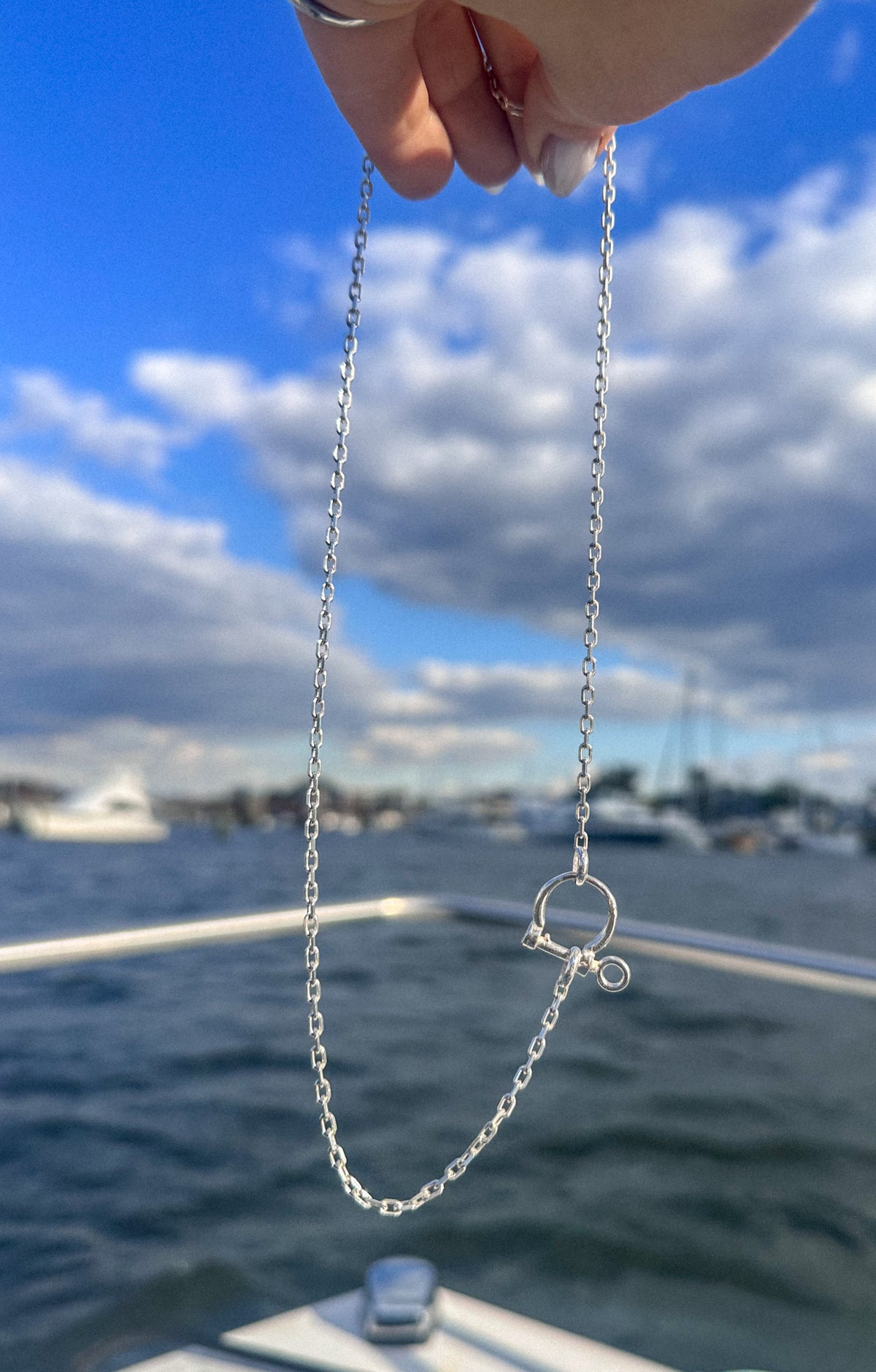 Chesapeake Cable Chain | charm ends - Jane Sydney Studio