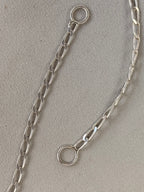 Elongated Curb Charm End Chain