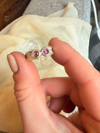 Pink Tourmaline Bowish Ring - Jane Sydney Studio