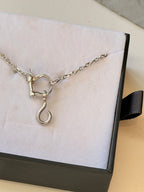 Hook charm sterling