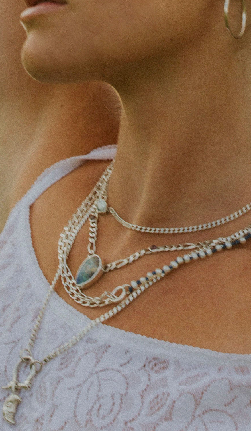 not your mommas pearls half and half - Jane Sydney Studio