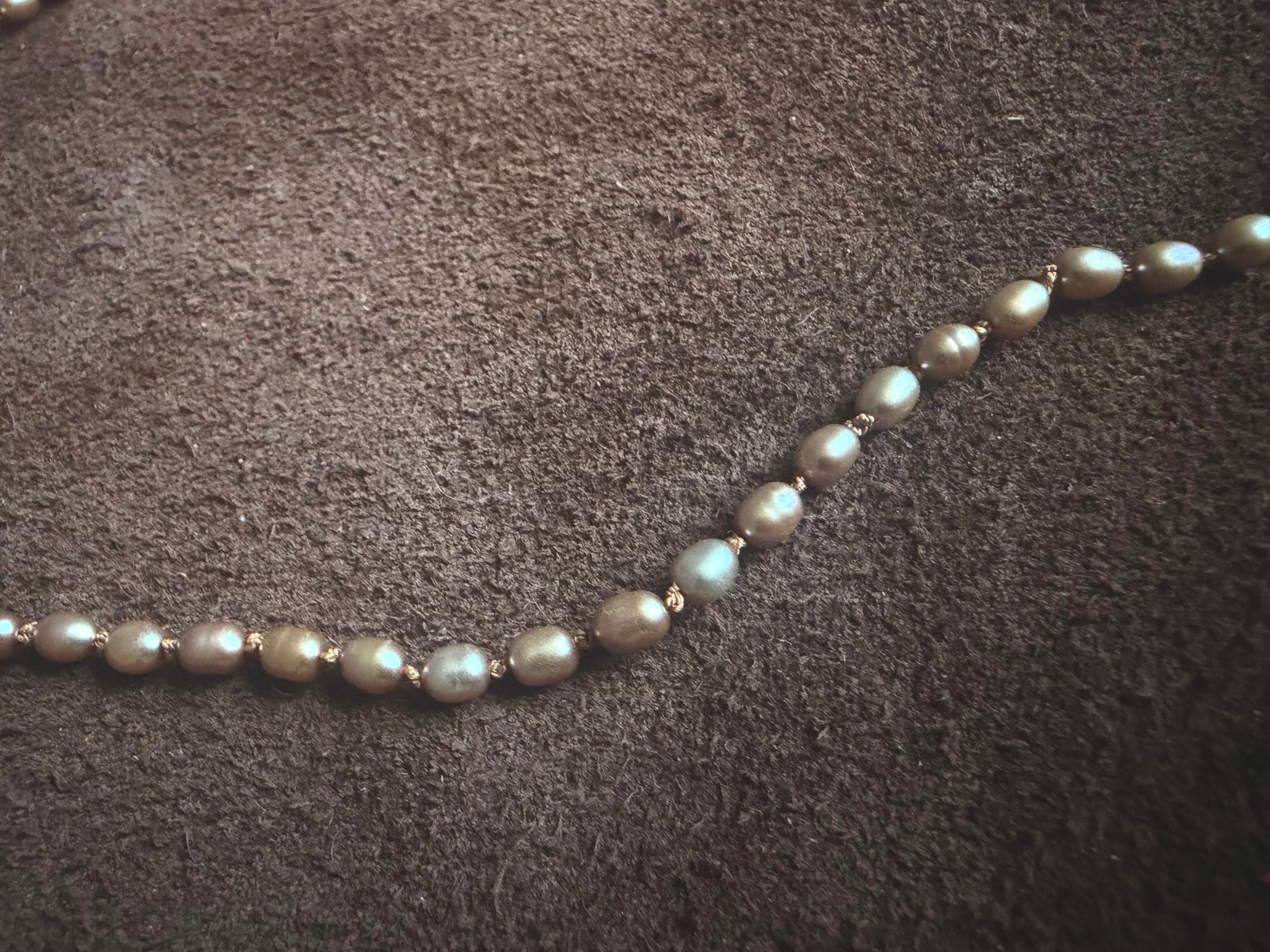 Not your Mommas Bourbon Pearl choker