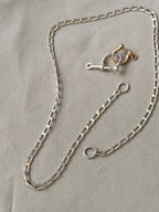 Elongated Curb Charm End Chain