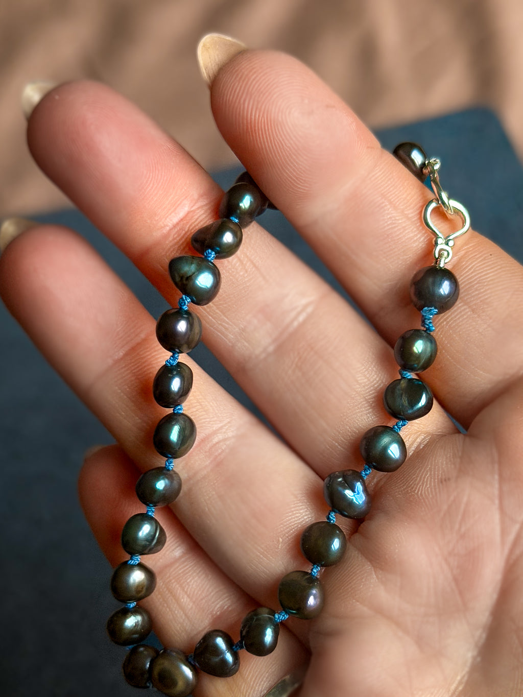 Not your Mommas Midnight Pearl 8" Strand