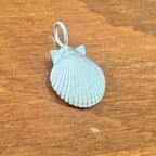 Silver Scallop Shell charm