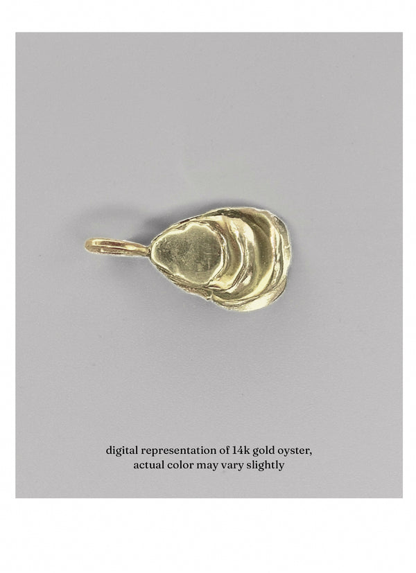14k Gold | brackish oyster
