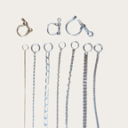 Little Chesapeake Chain | charm holder ends - Jane Sydney Studio