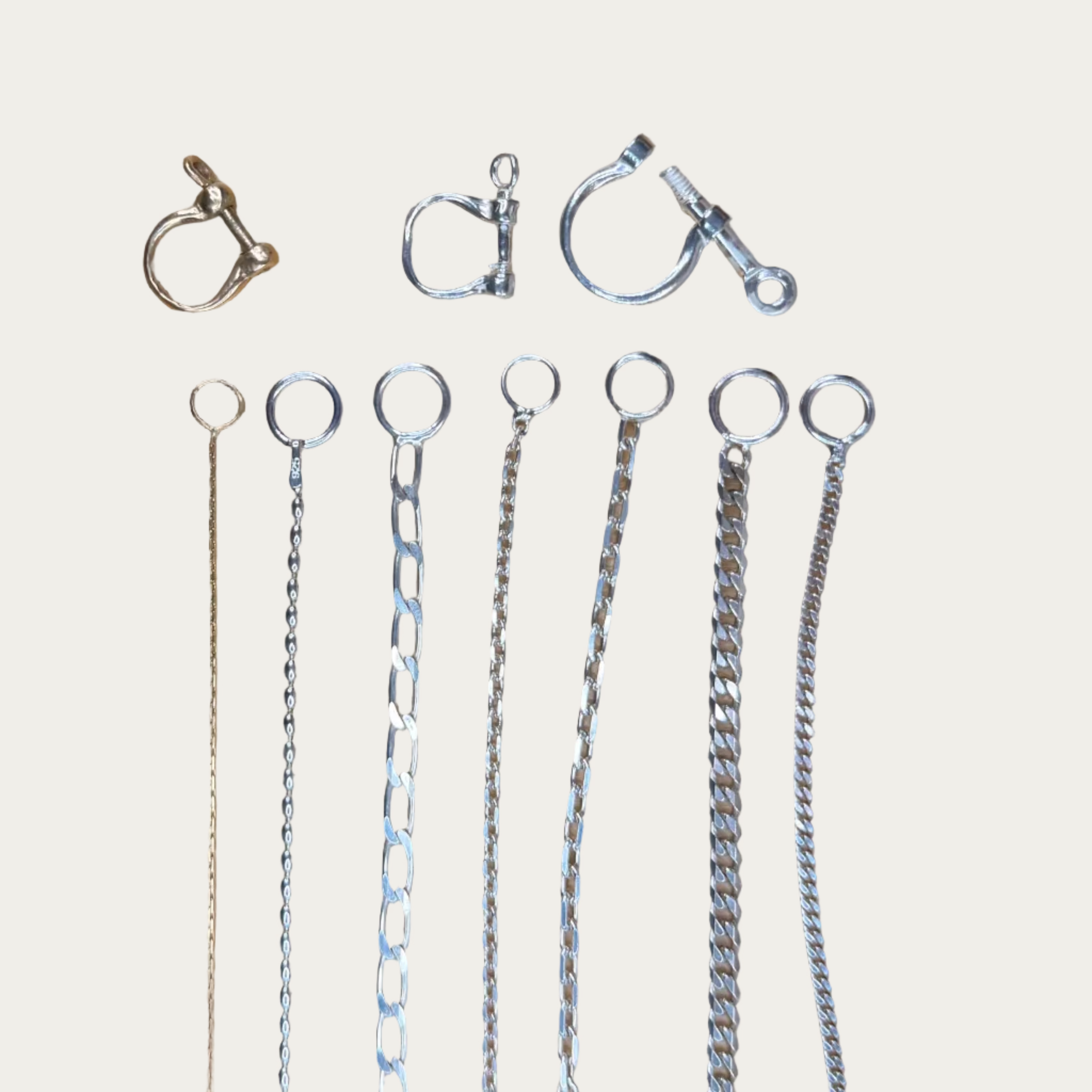 Little Chesapeake Chain | charm holder ends - Jane Sydney Studio