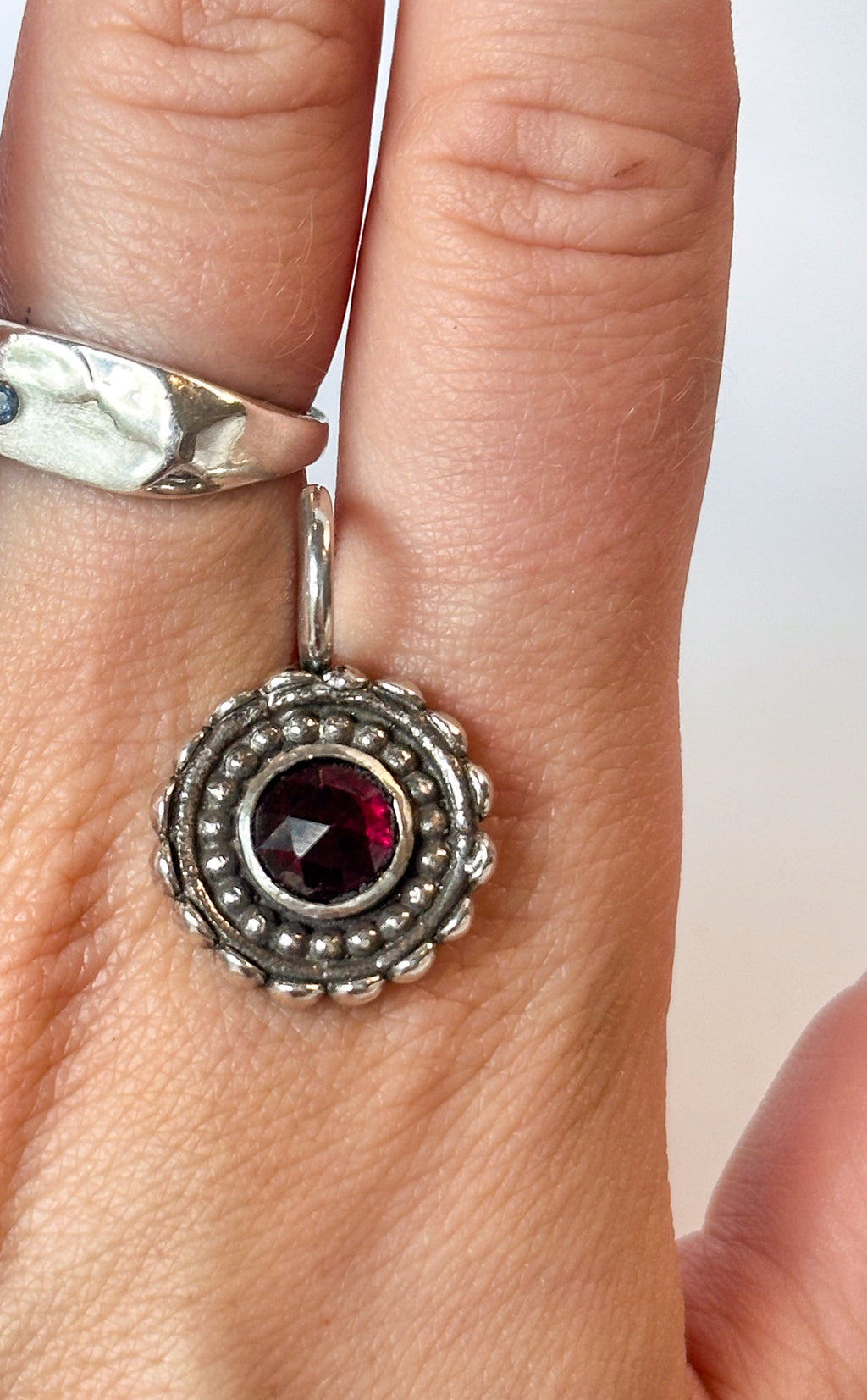 Garnet kaleidoscope Charm - Jane Sydney Studio