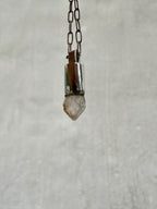 Baby Crystal Point talisman necklace 