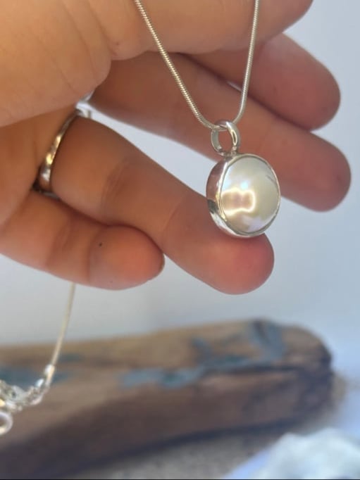 Baroque Pearl Charm necklace