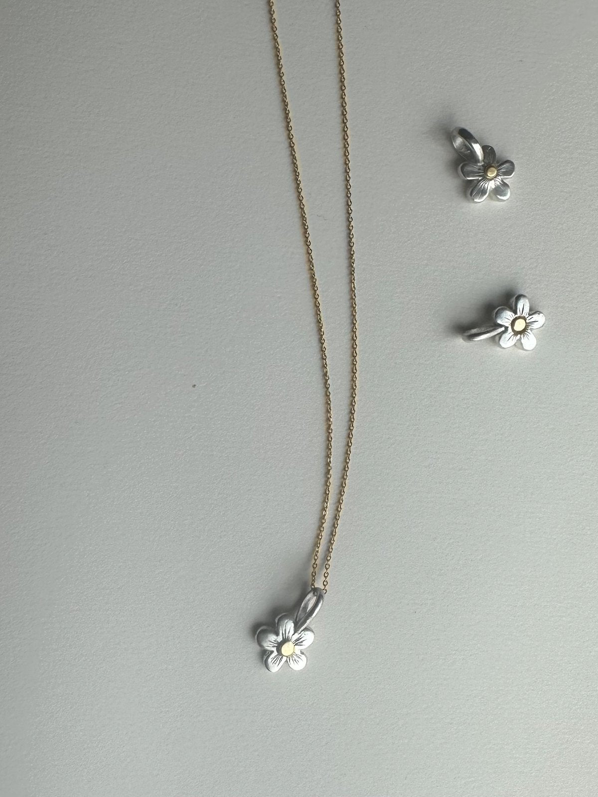 Darling Daisy Necklace | 14k gold, Sterling Silver
