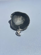 crescent moon face charm // necklace 