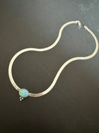 Herringbone Bubbles & Golden Hills Turquoise 