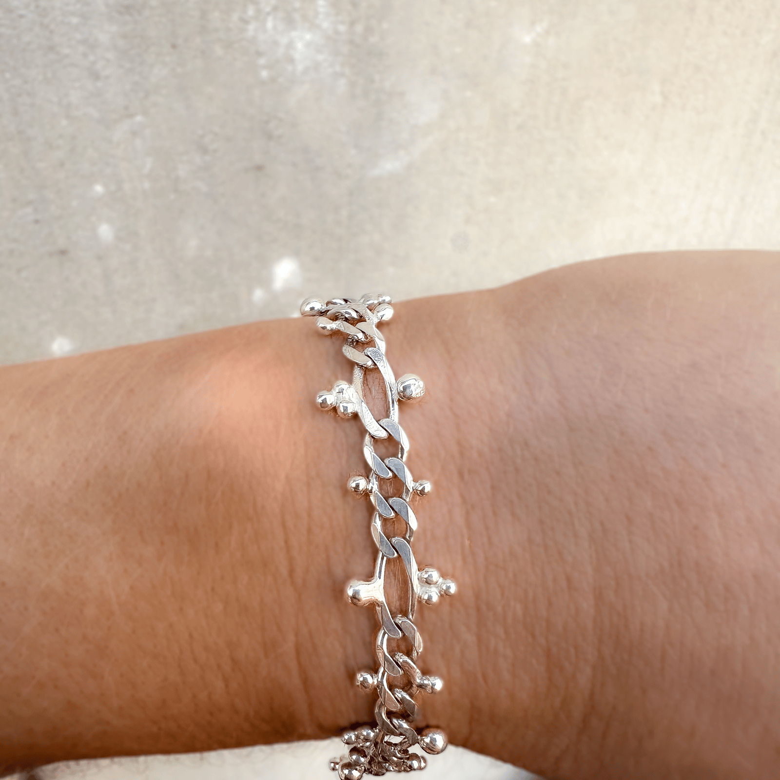 Lacy Bubble Chain Bracelet 