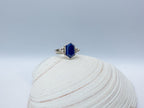 Lapis Bubbled Ring 