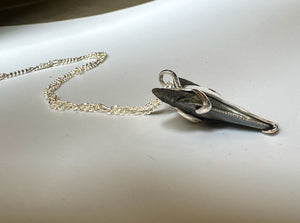 Megalodon Pendant with Australian Opal 